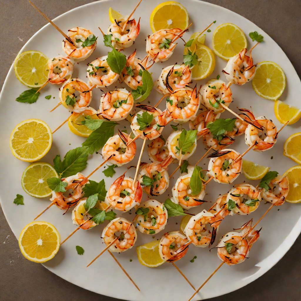 Grilled Regional Citrus-Marinated Shrimp Skewers