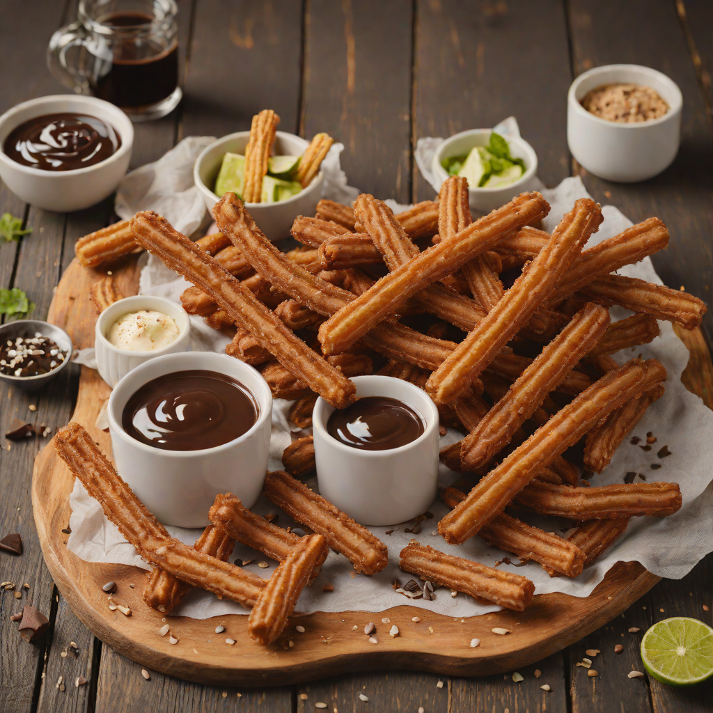 Mexican Rum-Spiced Chocolate Churros