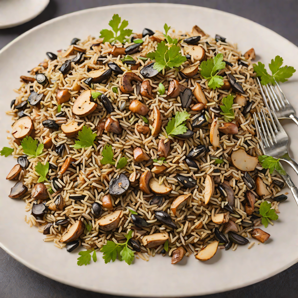 Northern-Style Wild Rice and Mushroom Pilaf