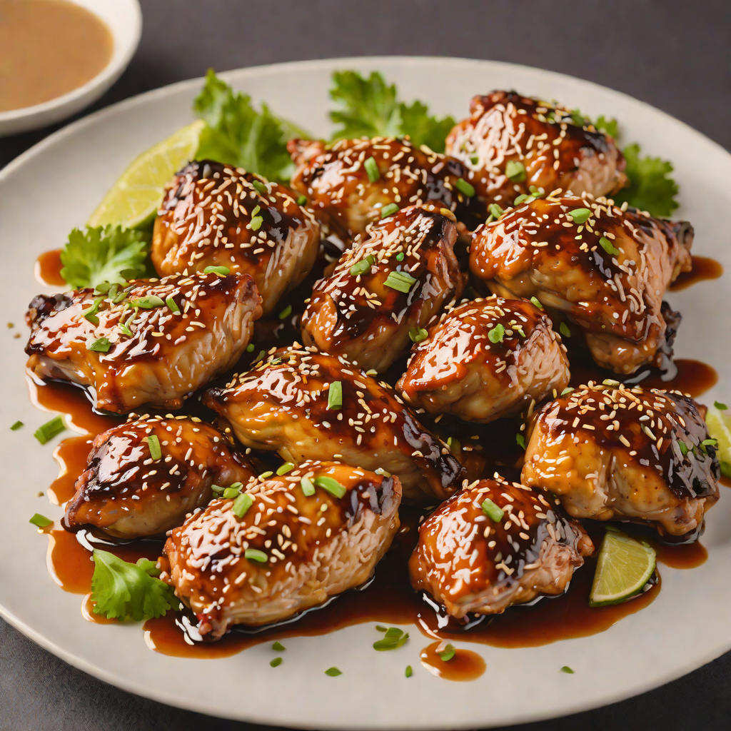 Honey-Soy Glazed Chicken Thighs with Toasted Sesame
