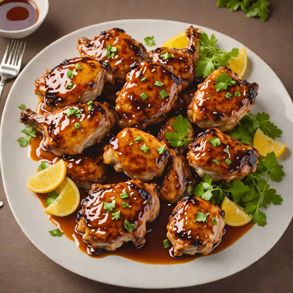 Honey-Chili Glazed Grilled Chicken Thighs