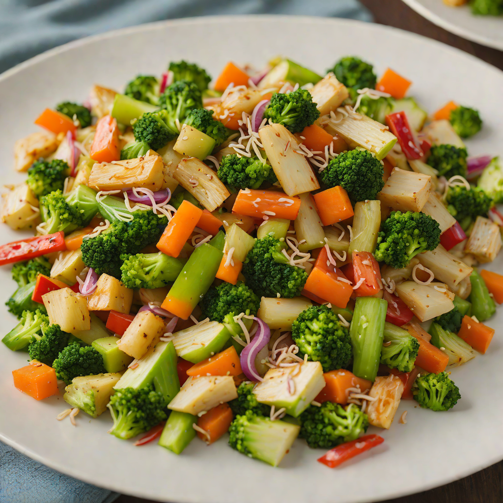 Winter Vegetable Stir-Fry with Garlic and Ginger