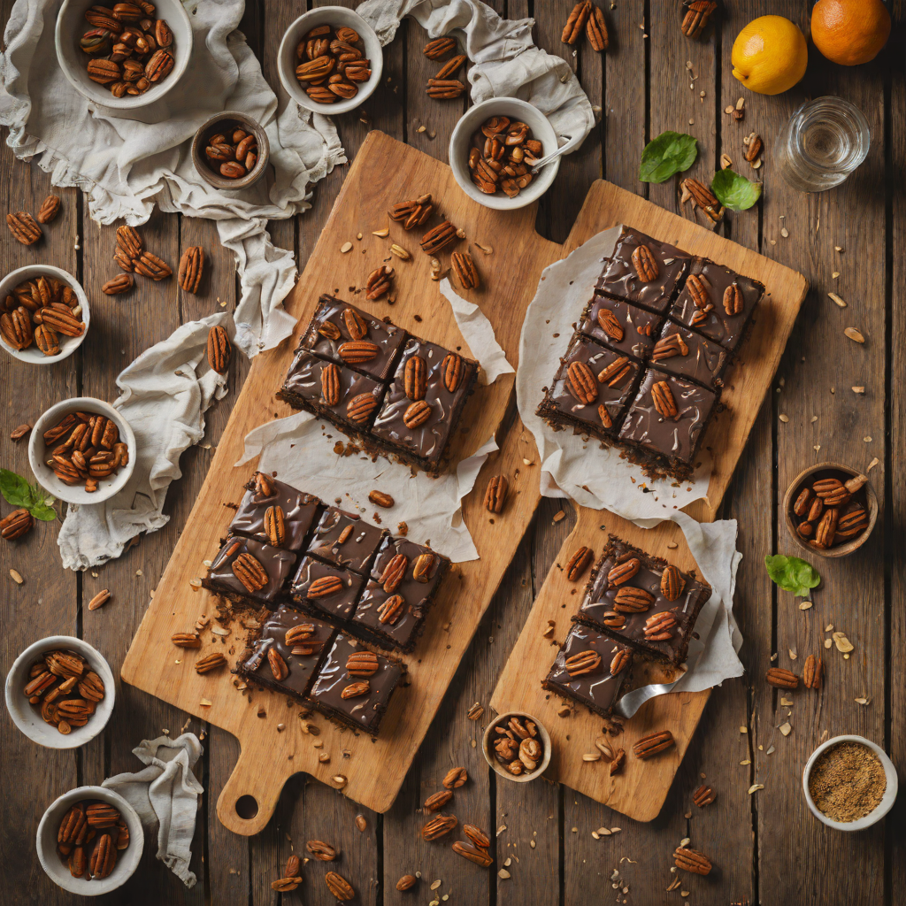 Spiced Pecan Chocolate Sheet Cake