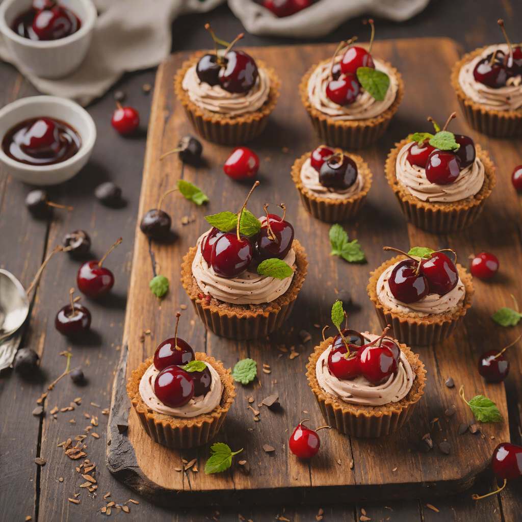 Chocolate-Cherry No-Bake Cheesecake Cups