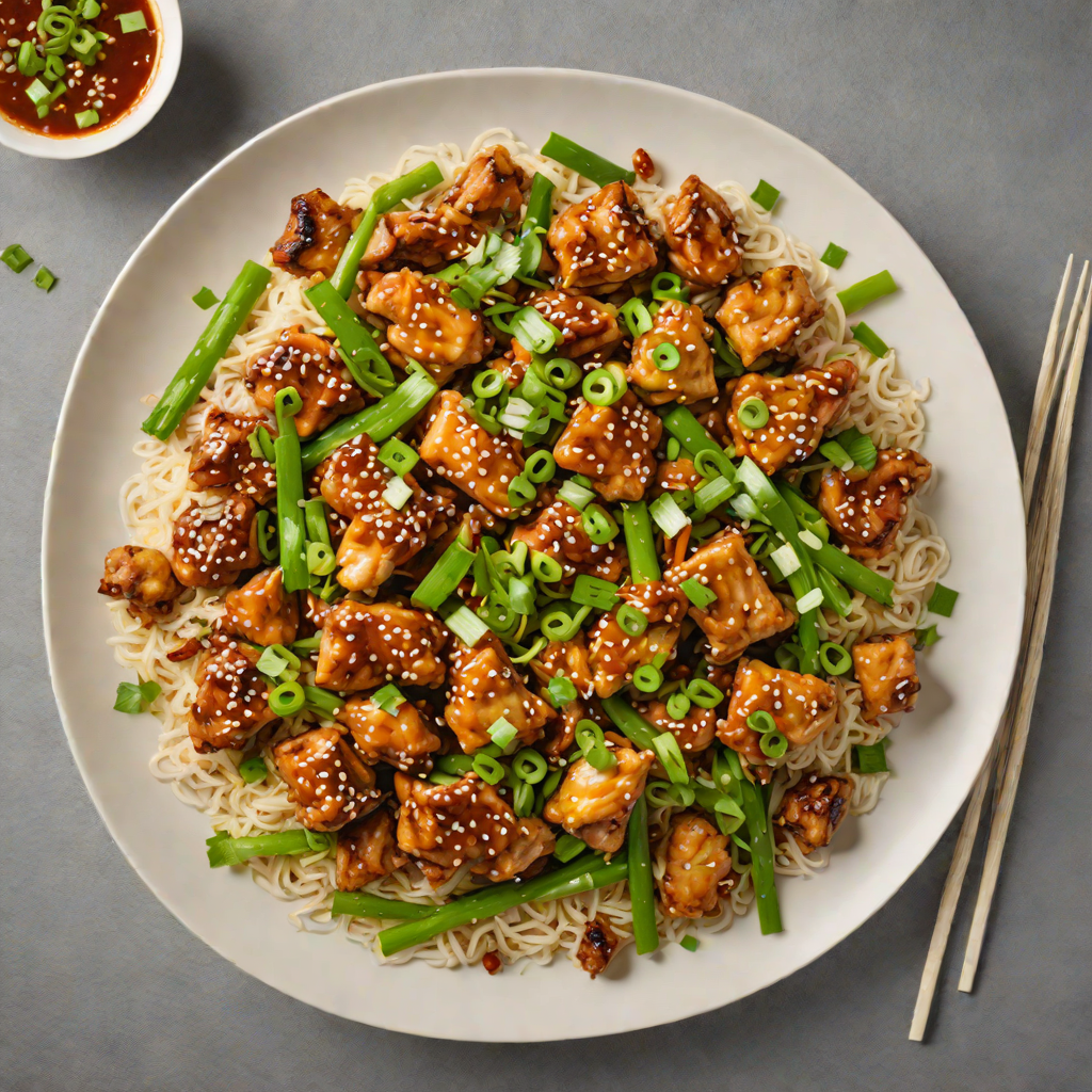 Stir-Fried Lemongrass Chicken with Garlic and Green Onions