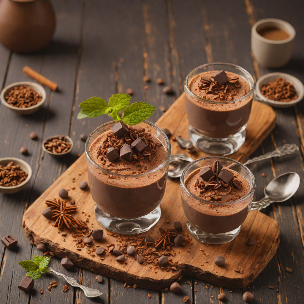 Spiced Coffee and Dark Chocolate Mousse