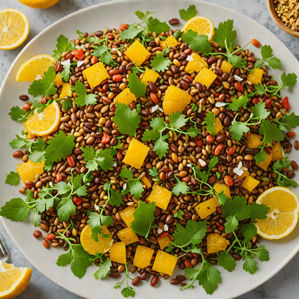 Berbere-Spiced Lentil Salad with Citrus and Fresh Herbs