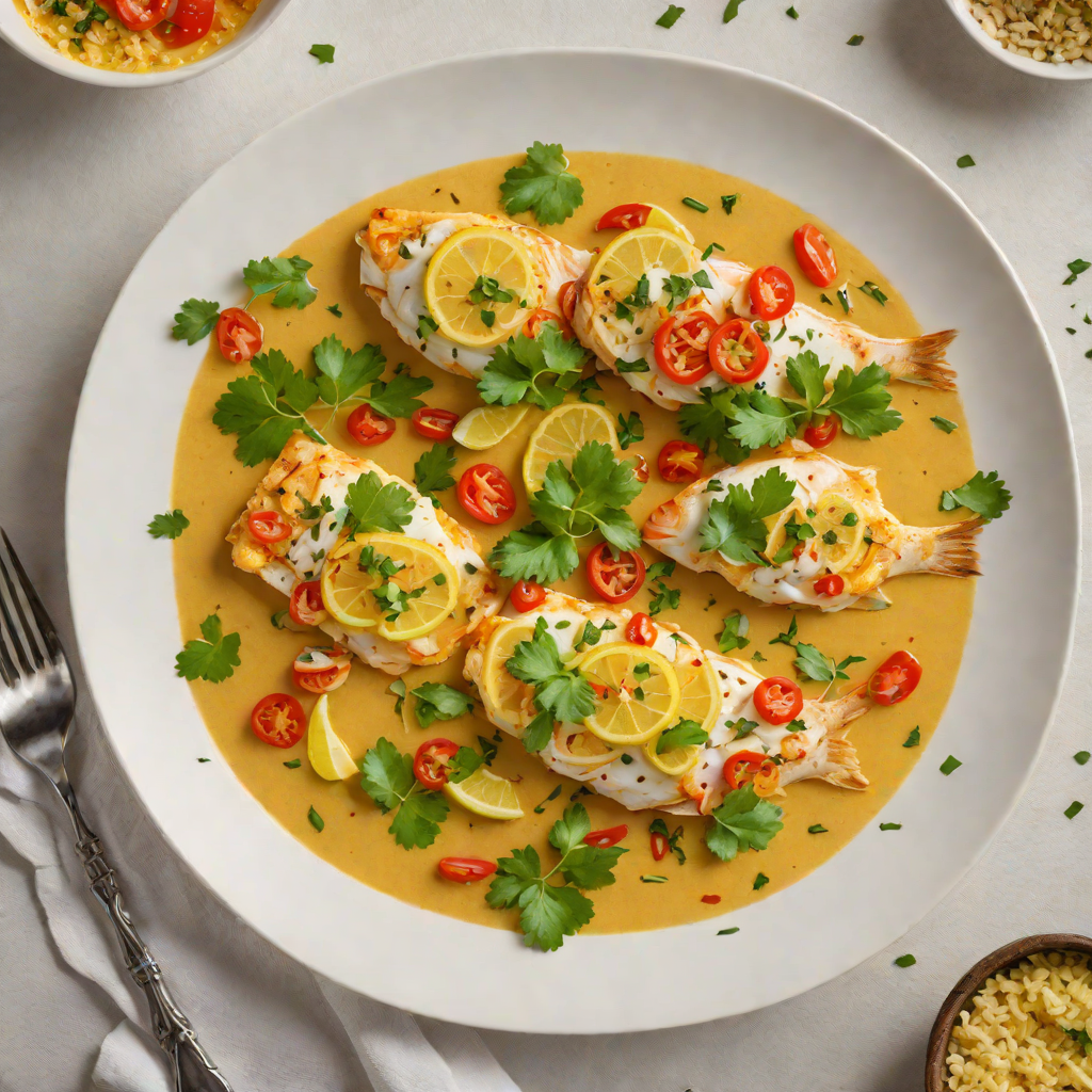 Baked Moqueca-Style Fish with Coconut Milk and Dendê Oil