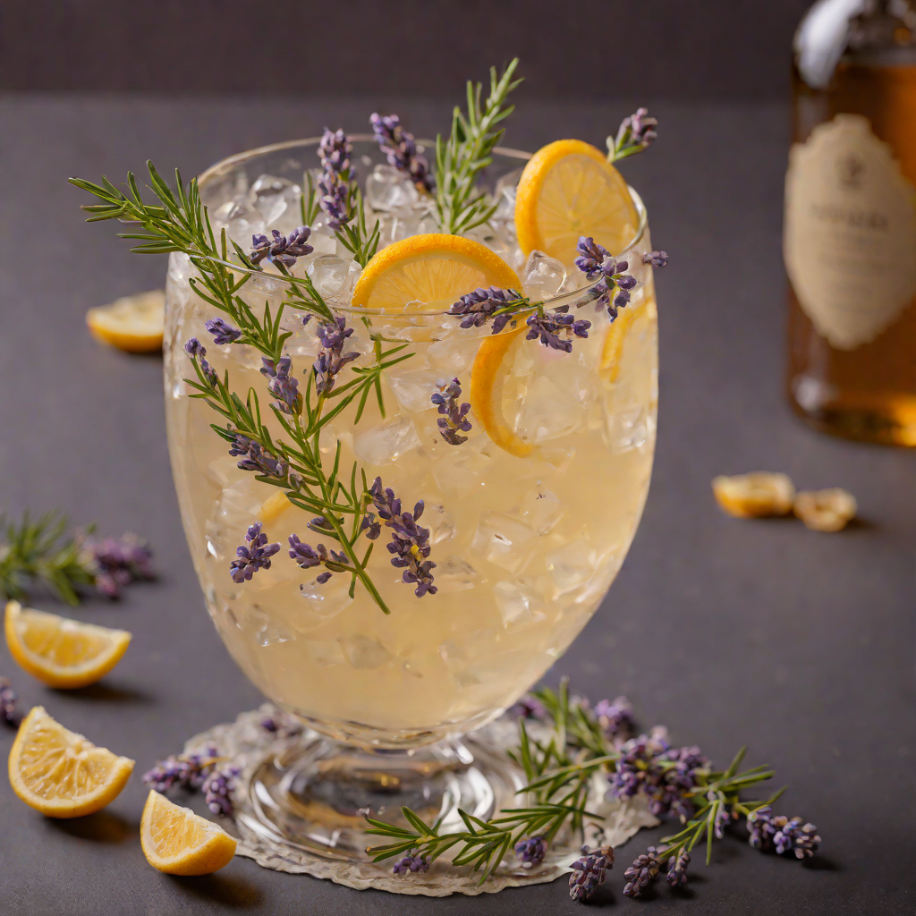 Mediterranean Honey-Lavender Gin Cooler