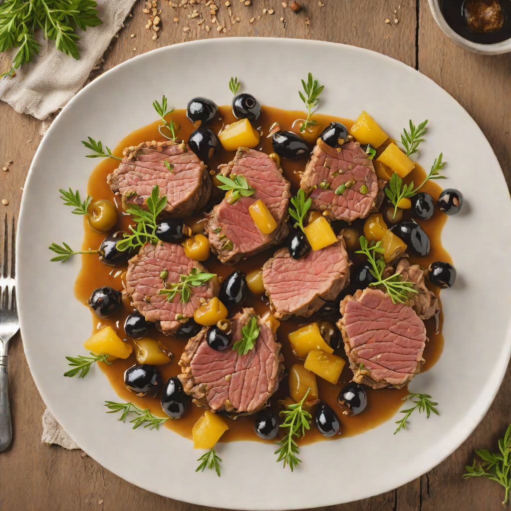 Slow-Braised Mediterranean Lamb with Preserved Lemon and Olives