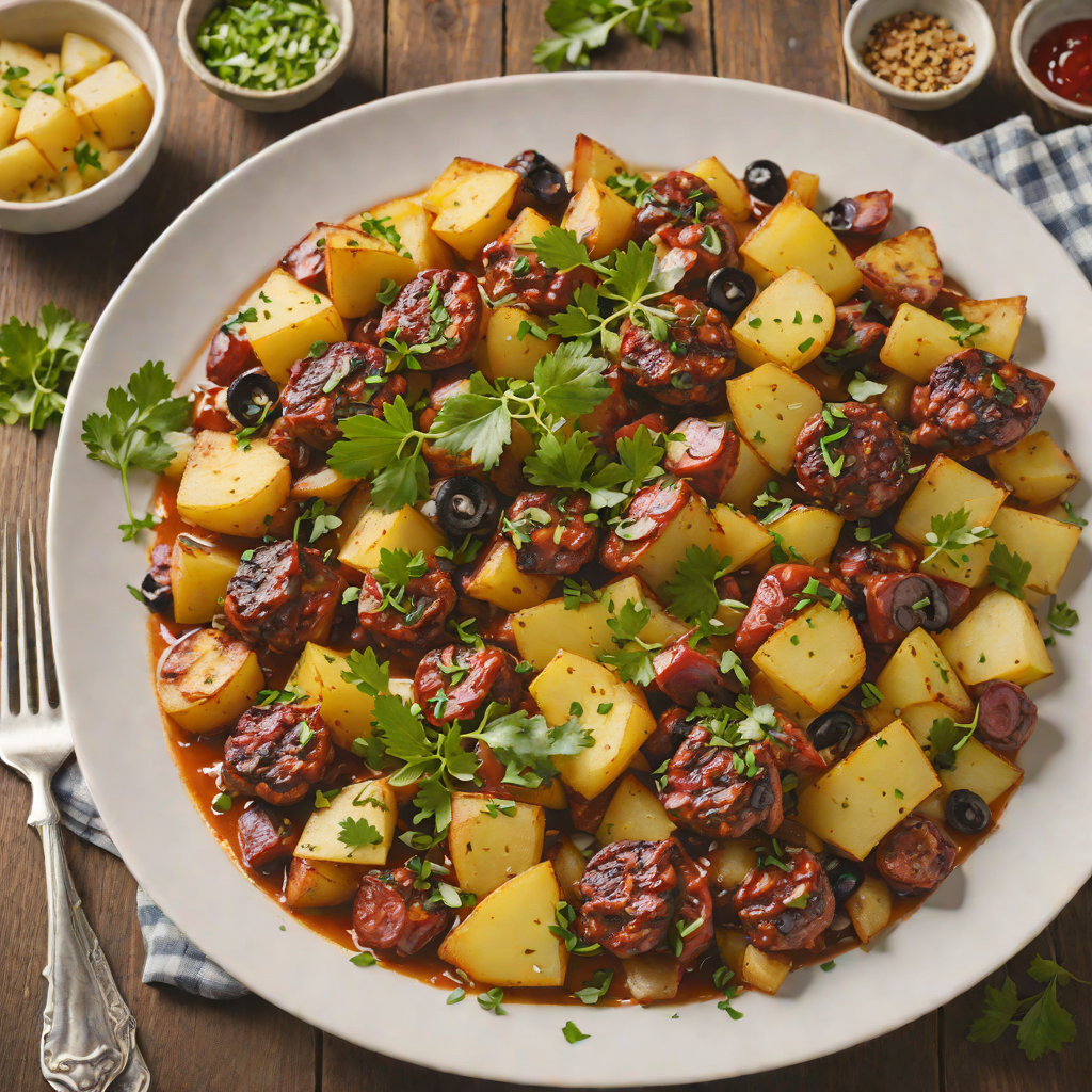 Portuguese-Style Chorizo and Potato Skillet