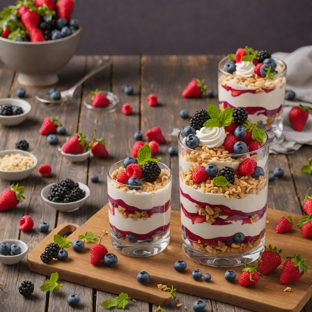 Layered No-Bake Berry Mascarpone Parfait