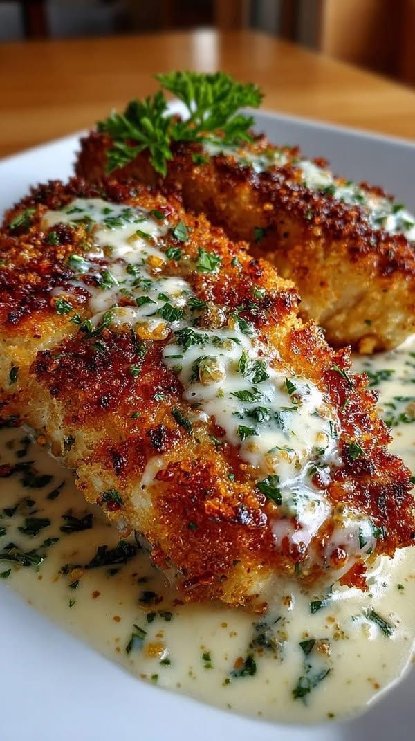 Macadamia-Crusted Chicken Breast with Finger Lime Beurre Blanc