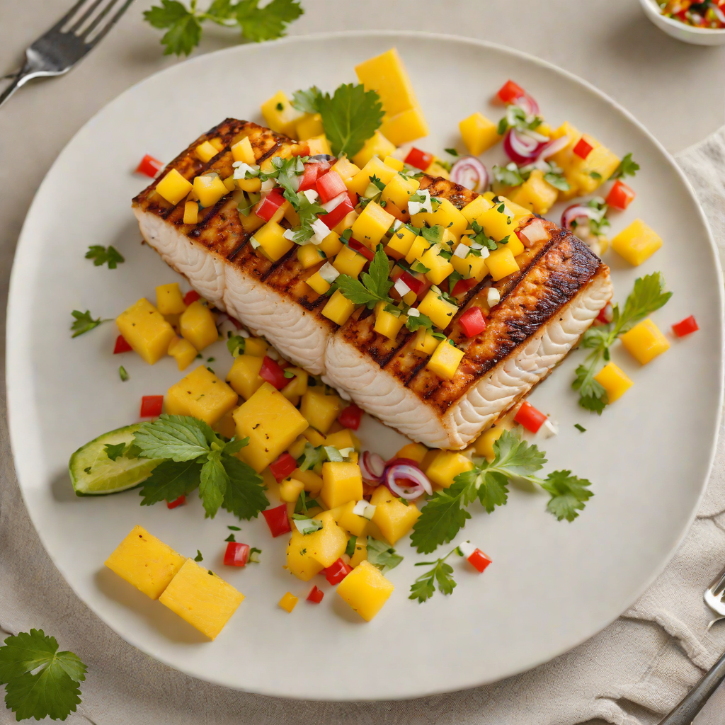 Tiki-Inspired Seared Mahi Mahi with Mango Salsa