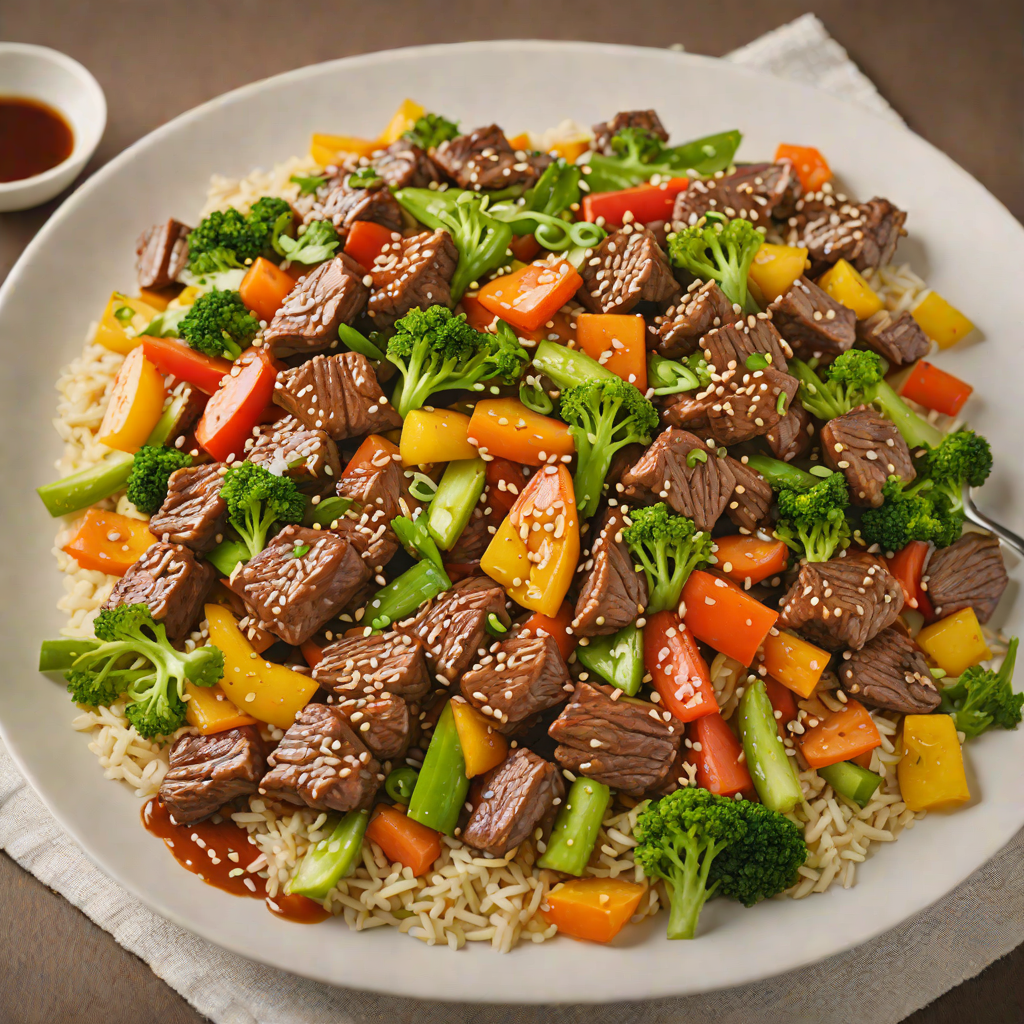 Beef and Vegetable Stir-Fry with Regional Soy-Ginger Glaze