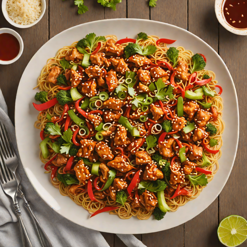 Korean-Style Spicy Chicken Stir Fry with Gochujang