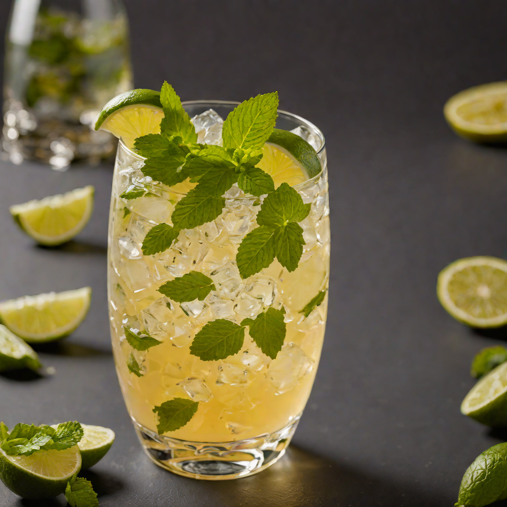 Tropical Mint Infused Rum Cooler
