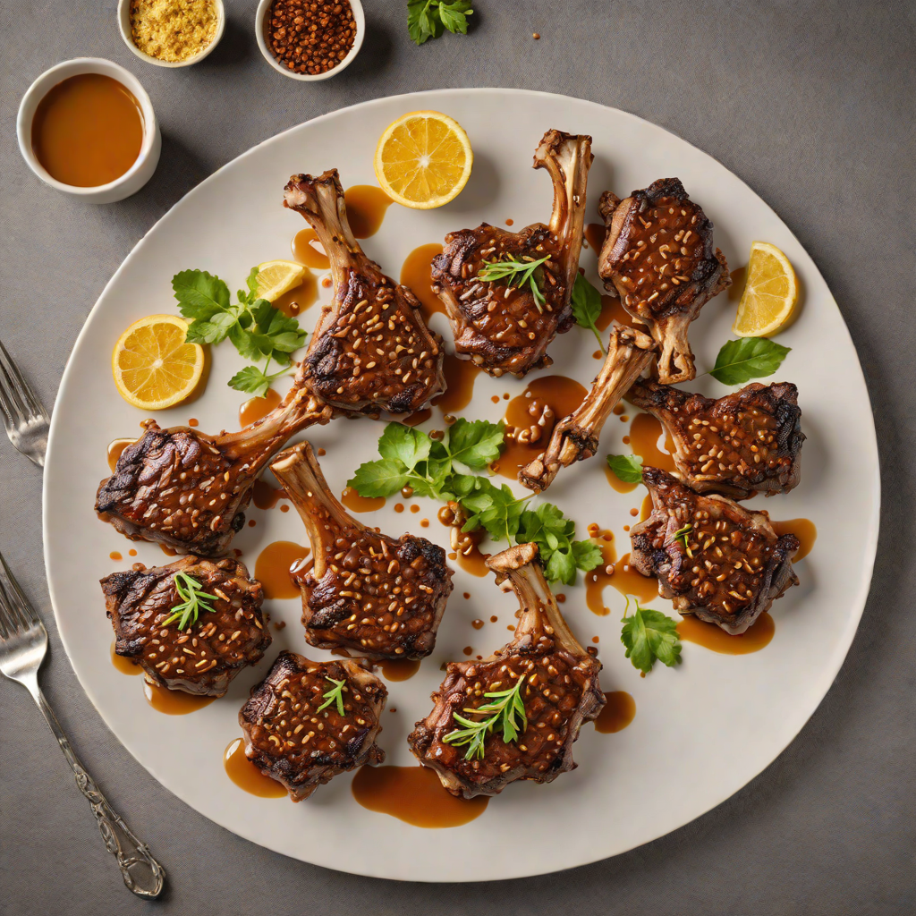 Honey-Spiced Ethiopian Coffee Rubbed Lamb Chops