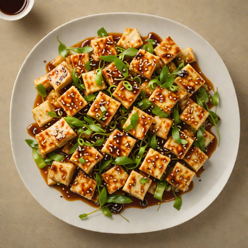 Stir-Fried Tofu with Ginger, Scallions, and Soy-Garlic Sauce