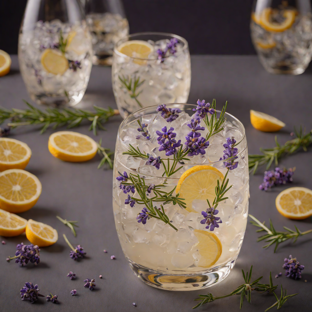 Mediterranean Lavender Gin Fizz