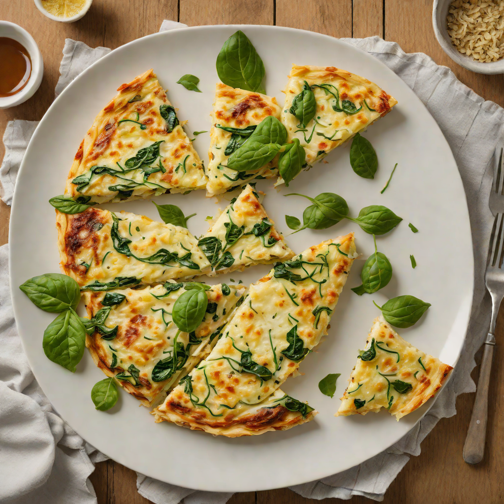 Pan-Fried Manchego and Spinach Tortilla Española