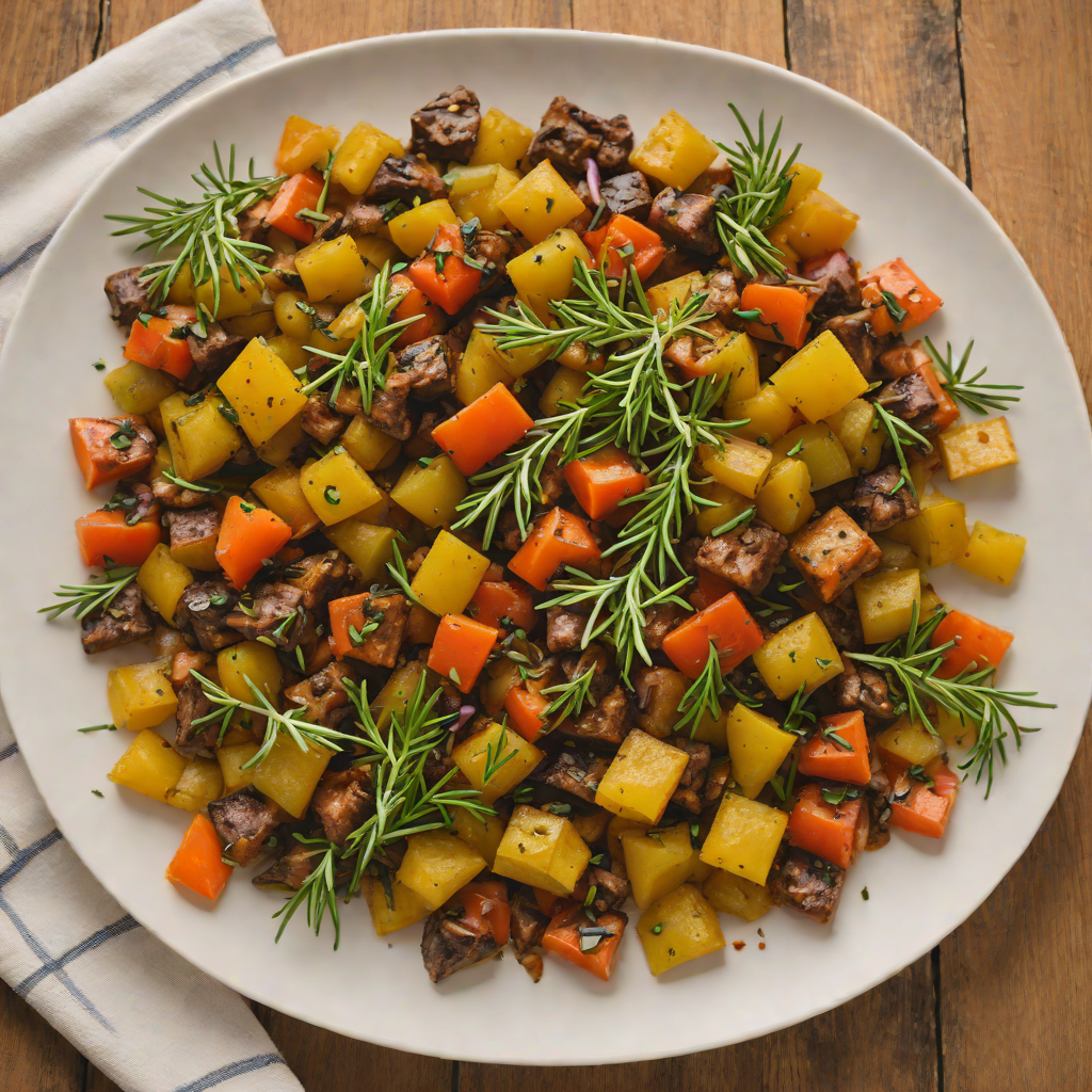 Ethiopian-Style Spiced Vegetable Tibs with Rosemary