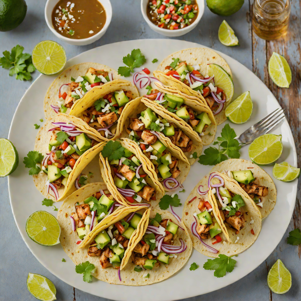 Honey-Lime Grilled Chicken Tacos with Avocado Salsa