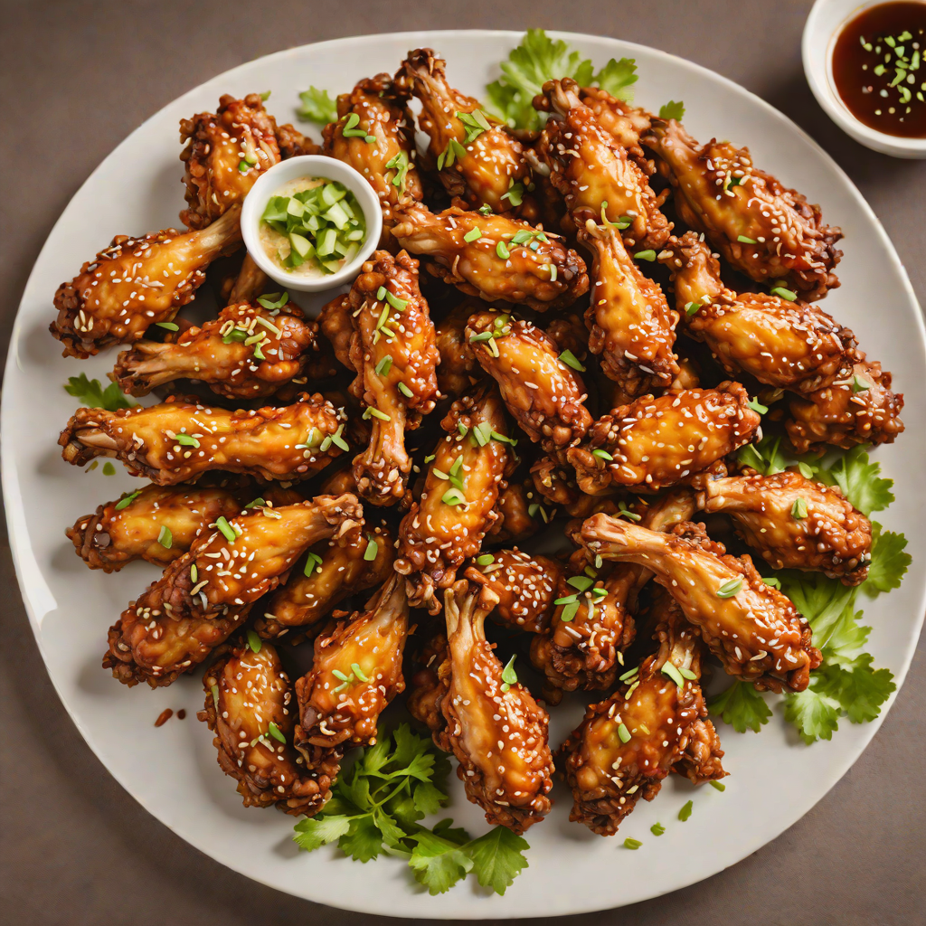 Double-Fried Soy Garlic Korean Chicken Wings