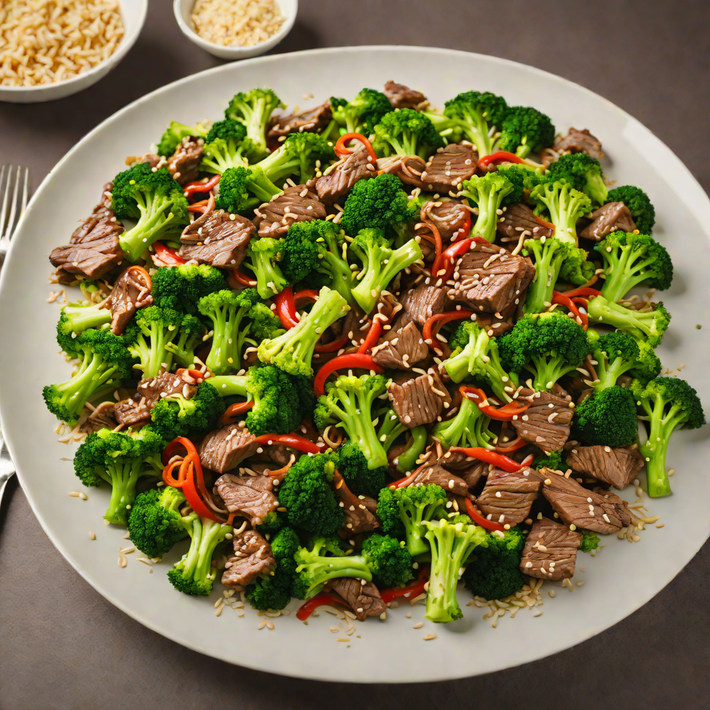 Beef and Broccoli Stir-Fry with Garlic and Sesame