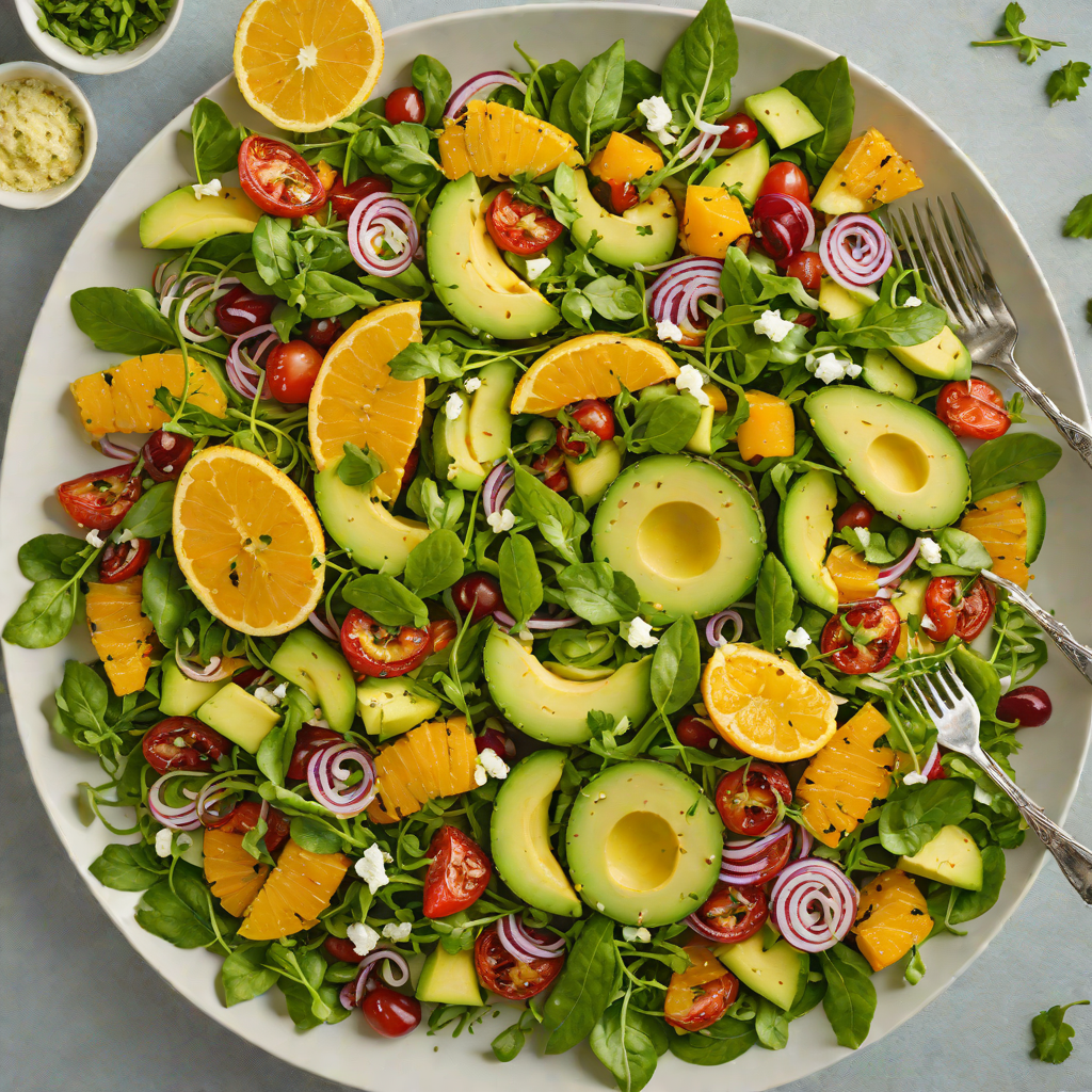 Grilled California Citrus and Avocado Salad