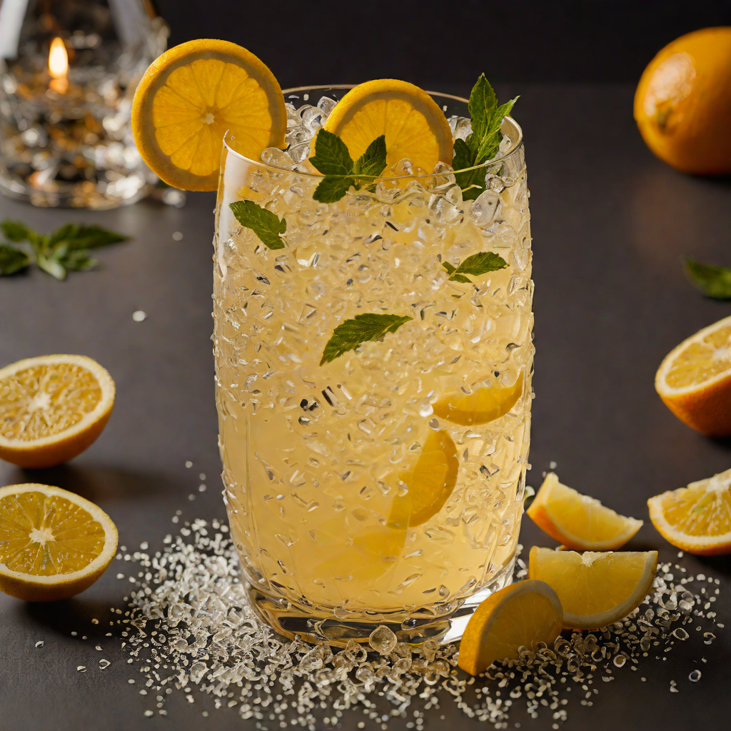 Citrus Sparkle Whiskey Fizz