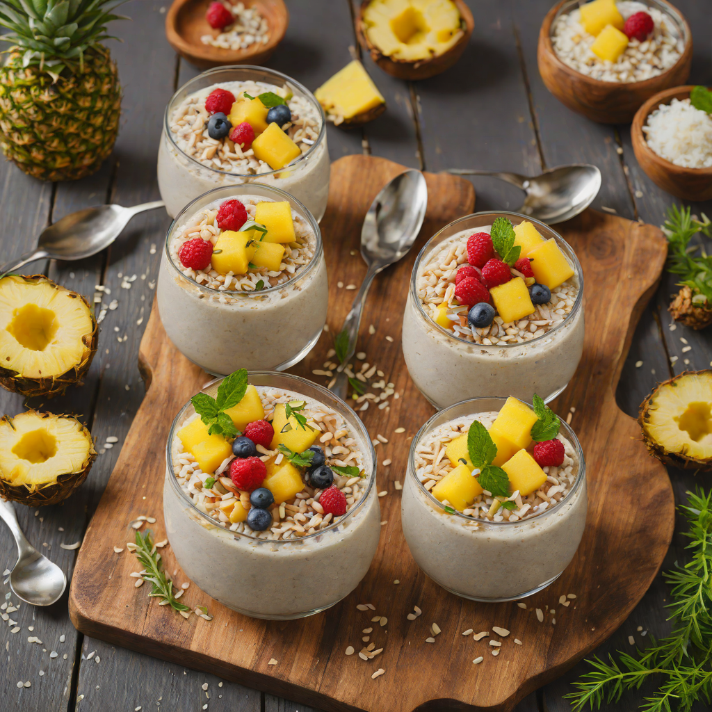 Tiki-Inspired Coconut-Pineapple Chia Pudding