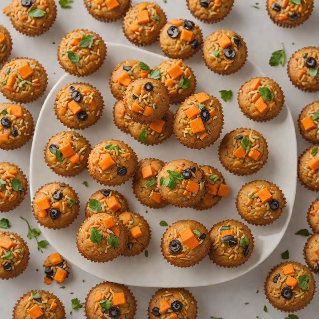 Veggie-Packed Mini Muffins with Hidden Sweet Potato