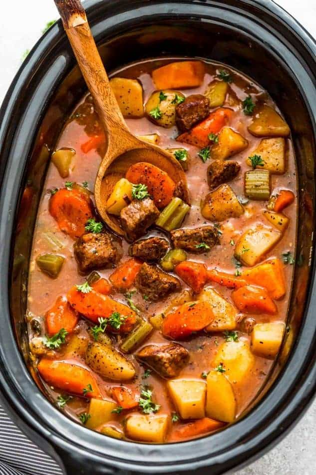 Slow Cooker California Regional Beef and Vegetable Stew