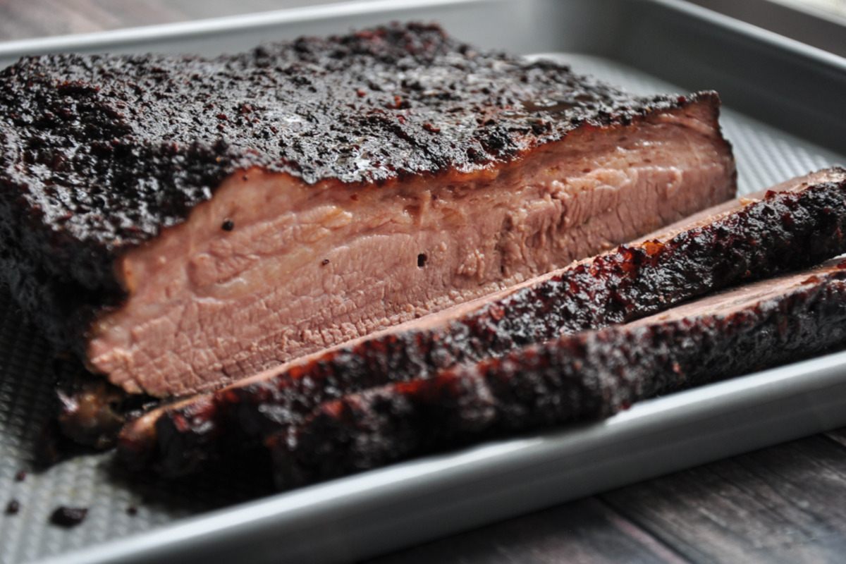 Smoked Texas-Style Beef Brisket with Dry Rub