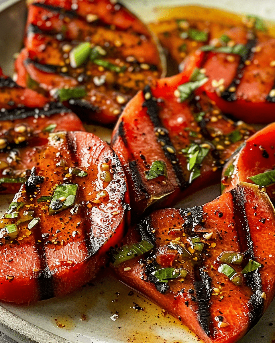 Grilled Watermelon Steaks with Chili-Lime Salt