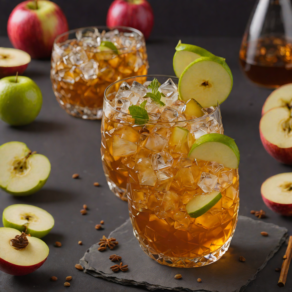 Spiced Rum and Apple Iced Tea Punch