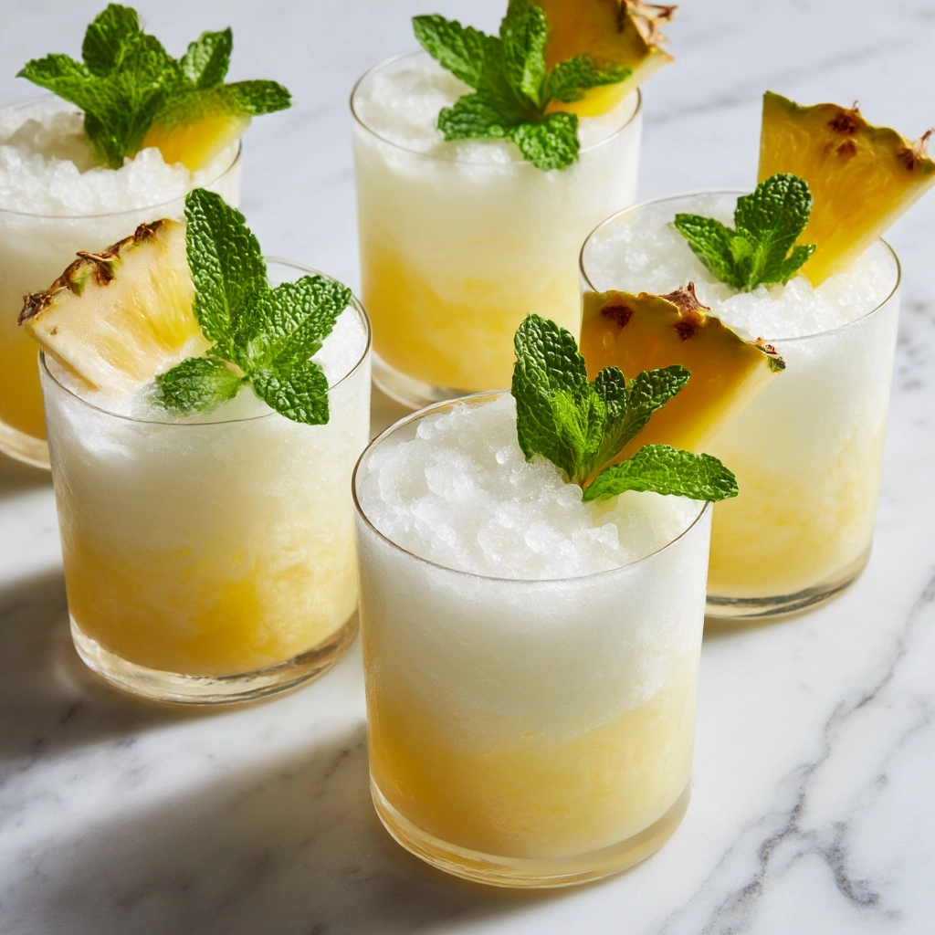 Pineapple Coconut Tiger's Claw Fizz