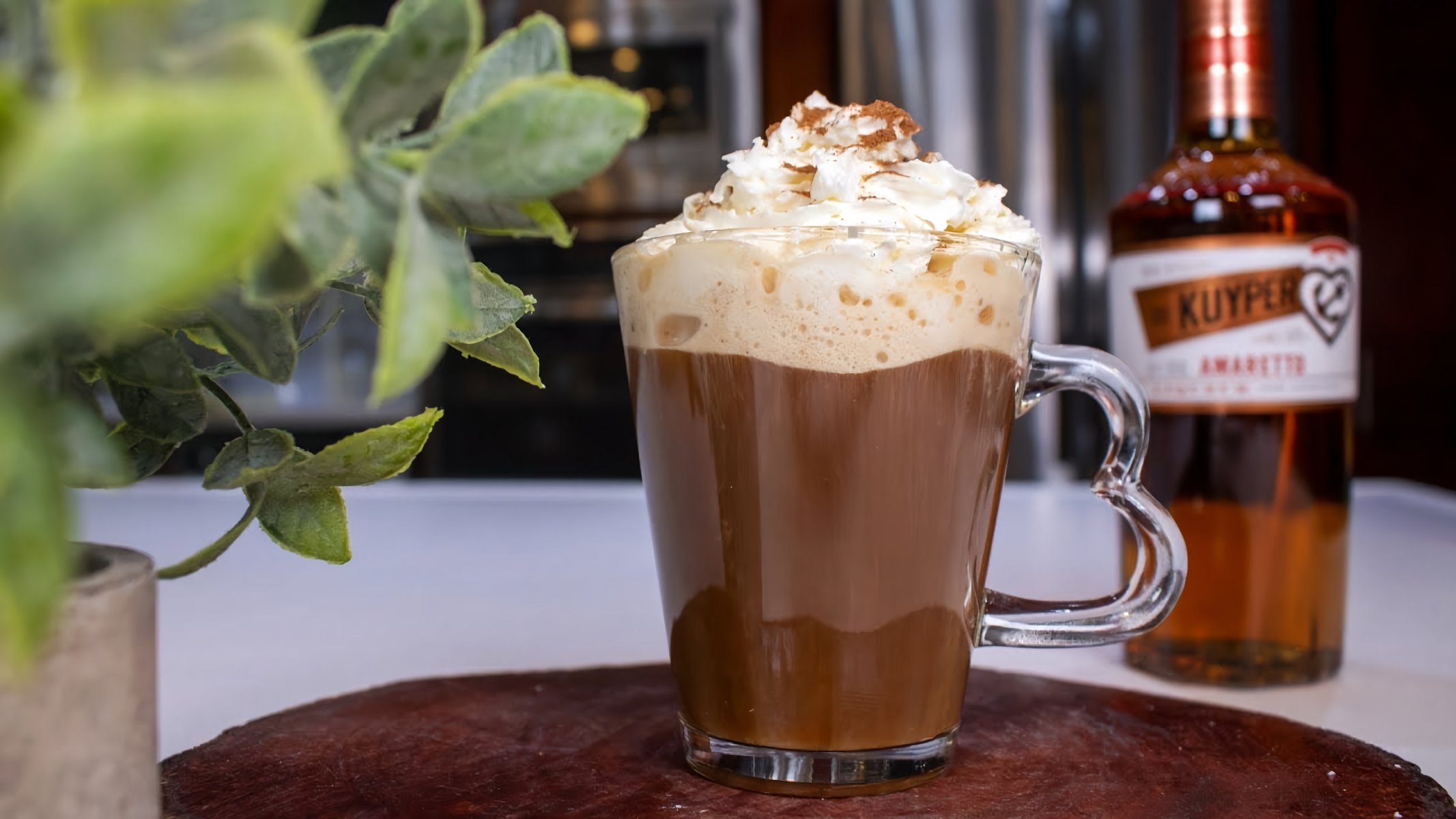 Amaretto Cream Coffee Cocktail