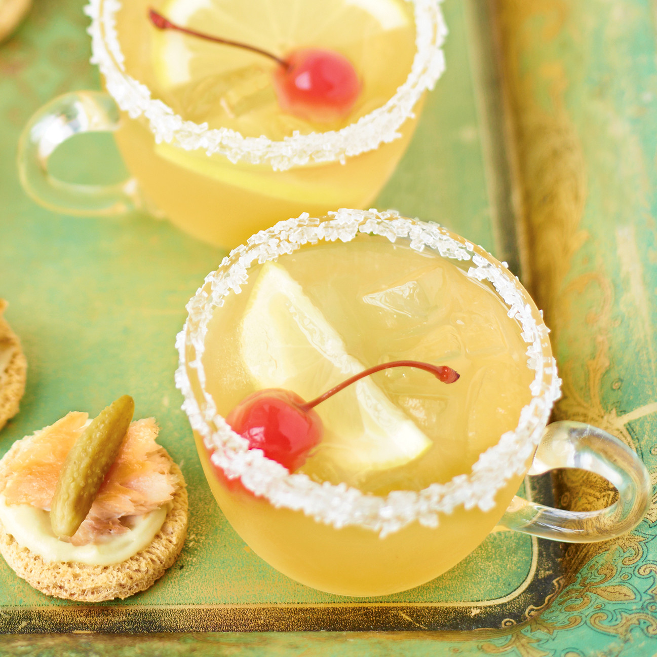 Ginger Amaretto Bourbon Punch Bowl