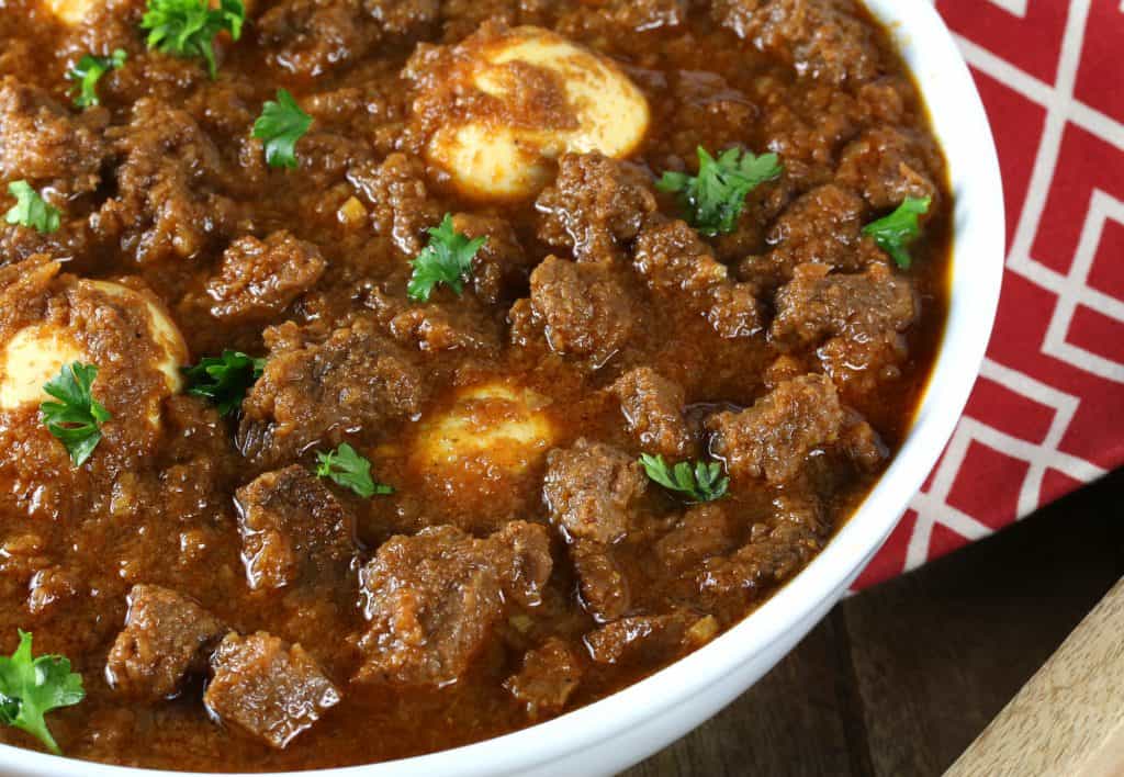 Spicy Ethiopian Zigni Wat with Ground Beef