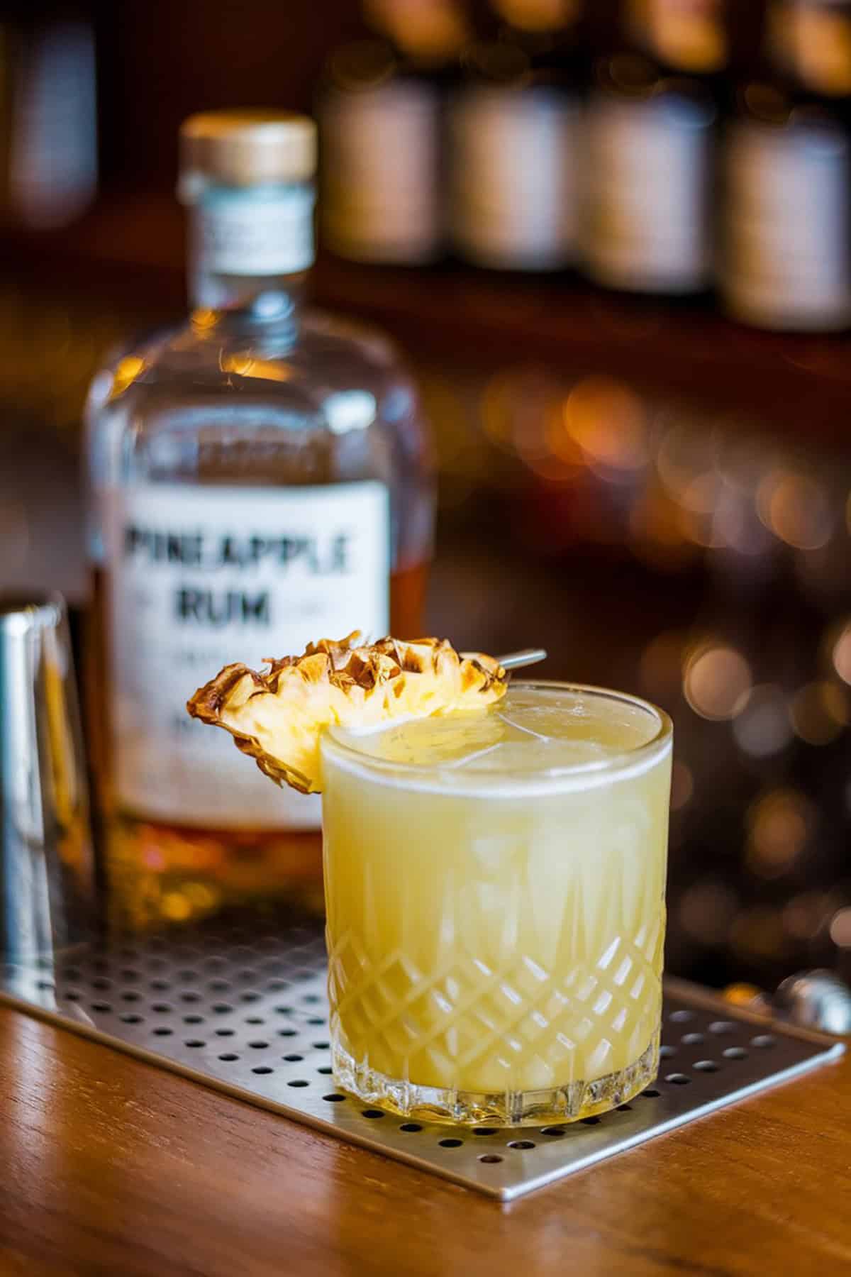 Tiki-Style Pineapple Rum Sour