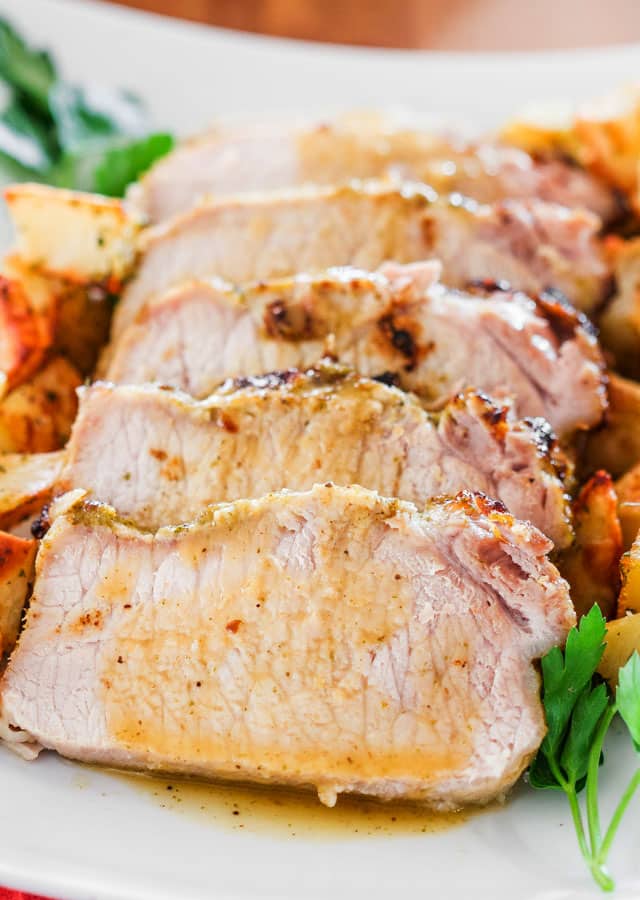 Sheet Pan Lemon-Garlic Pork Tenderloin with Roasted Vegetables