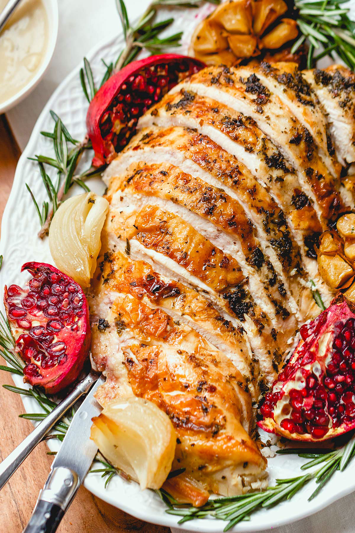 Pan-Roasted Midwest Turkey Breast with Sage and Apple