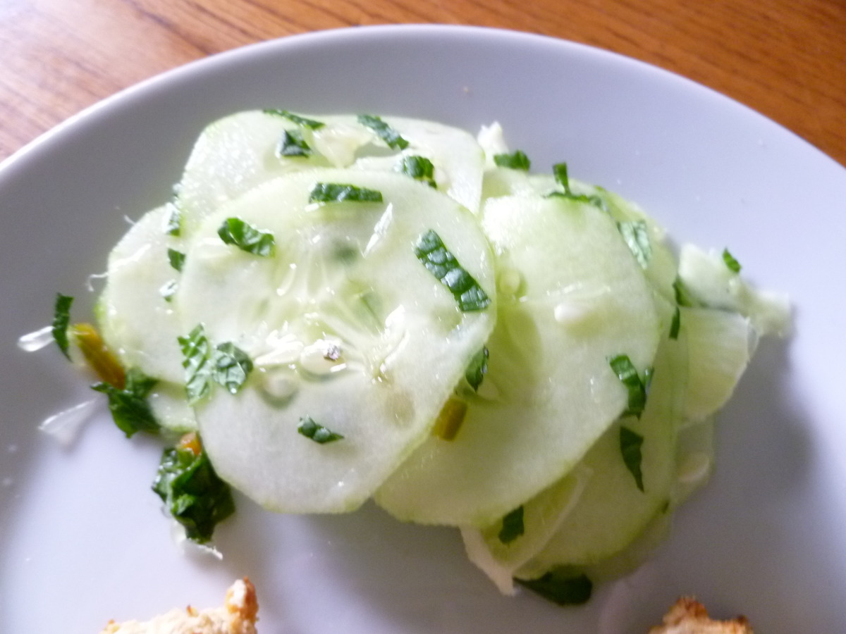 Hydrating Cucumber-Mint Salad with Avocado & Lime