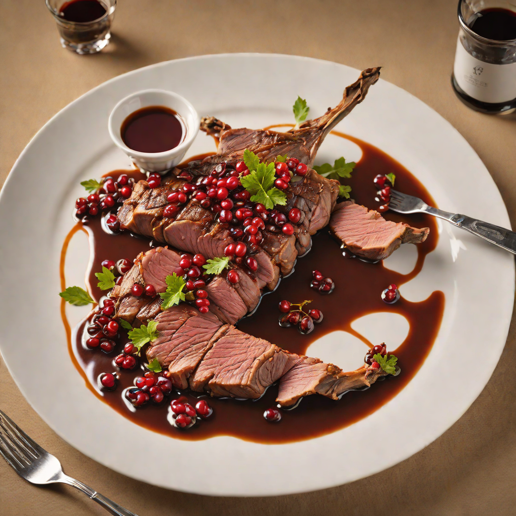 Slow-Roasted Kangaroo with Pepperberry Jus