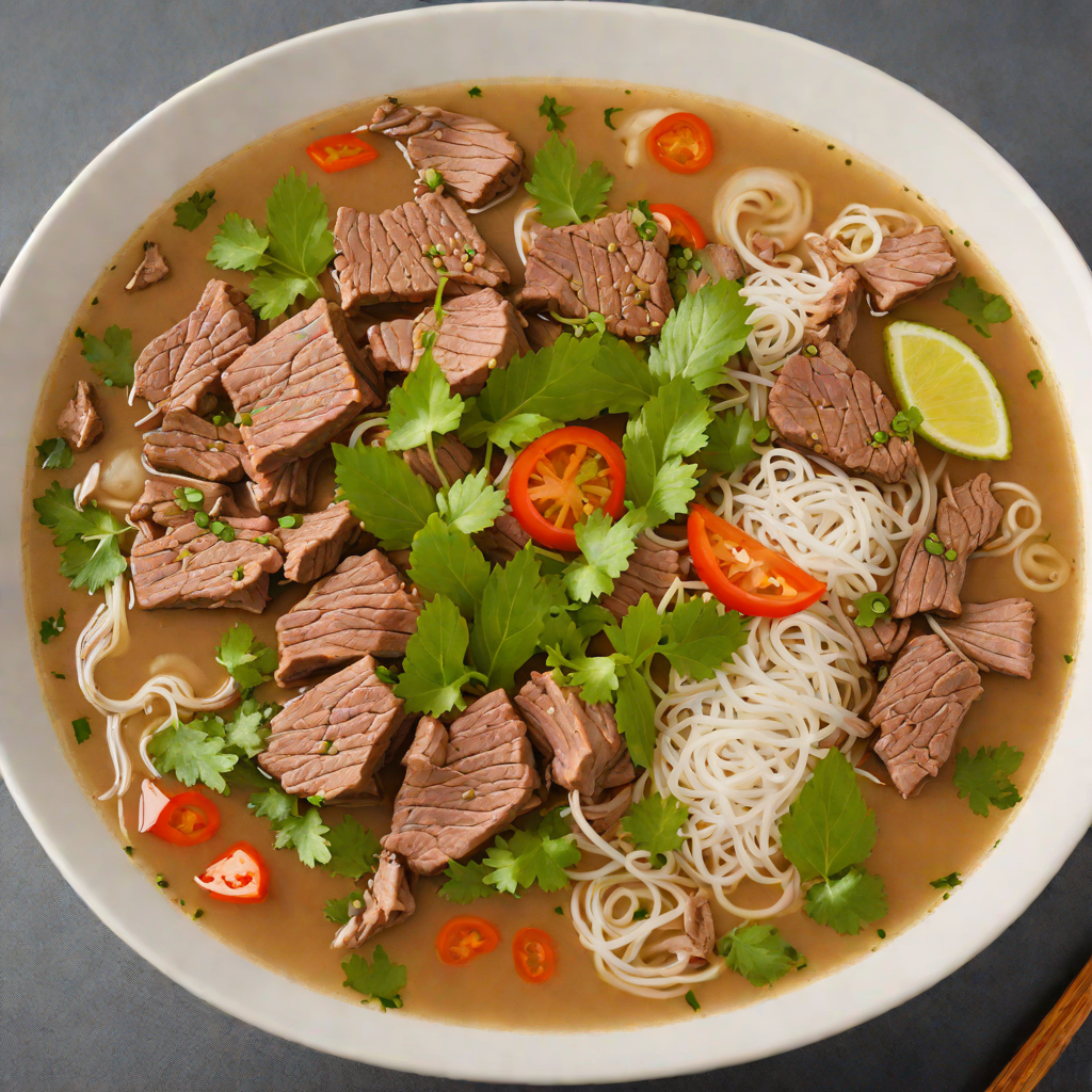 Vietnamese Pho-Inspired Beef Soup