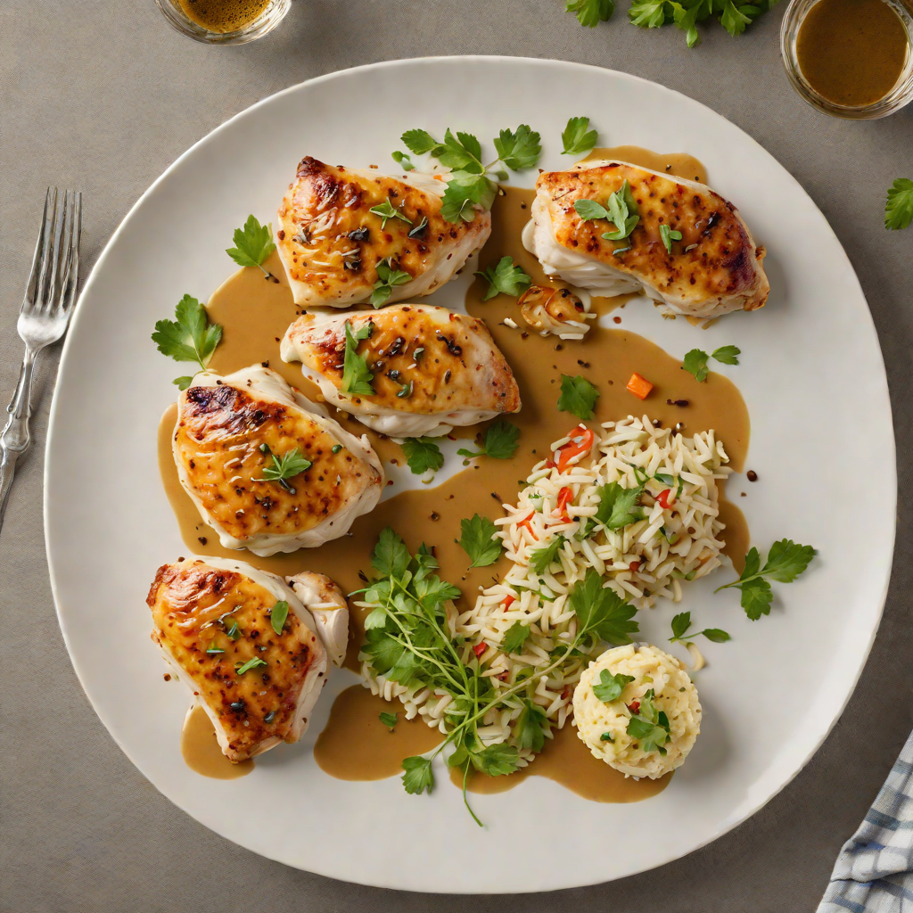 Pan-Seared Chicken with Spiced Regional Herb Sauce