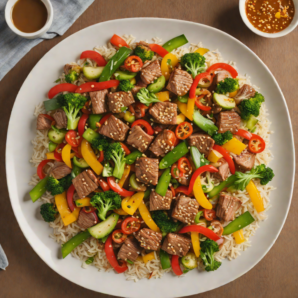 Spiced Pork Stir-Fry with Regional Vegetables