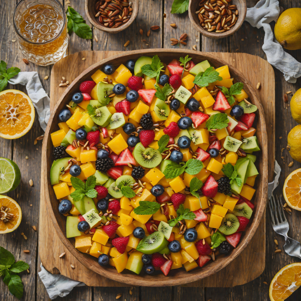 Spiced Rum-Soaked Tropical Fruit Salad